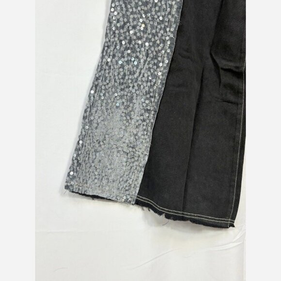 Sequin Wide-Leg Denim Pants – Perfect for any holiday party! - Picture 12 of 12
